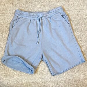 Men's Light Blue Casual Shorts